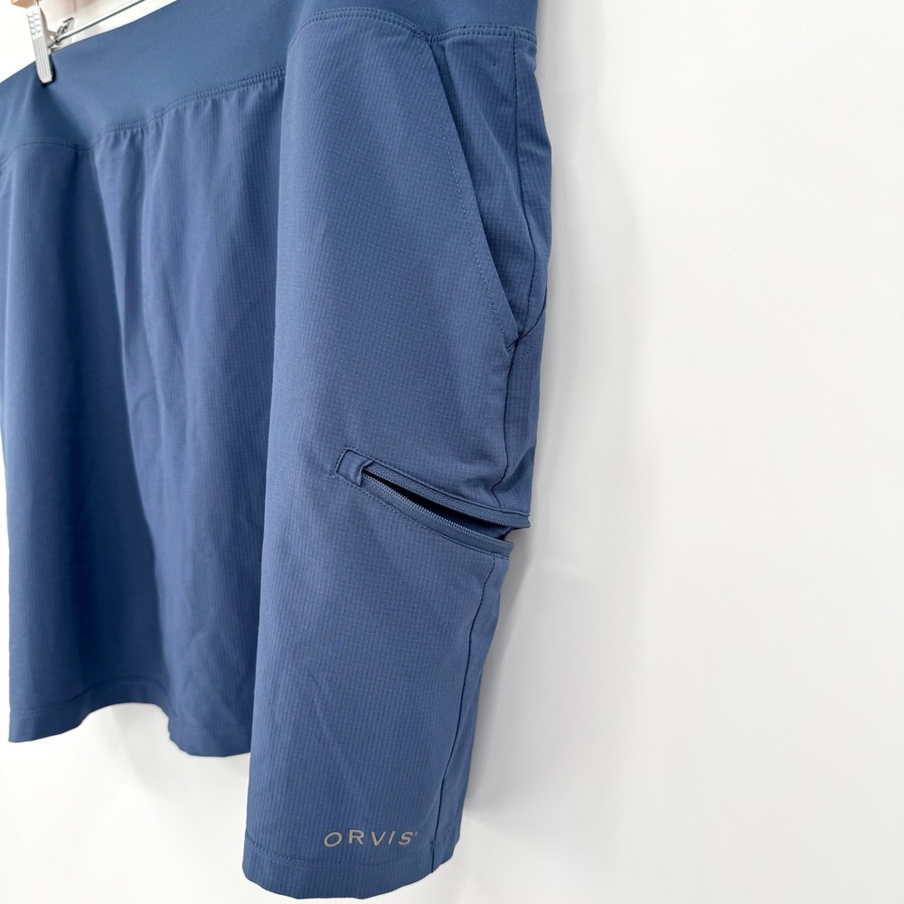 Orvis Womens‎ Blue Active Skort Pockets Athletic Skirt Built-in Shorts XXL - Picture 3 of 8